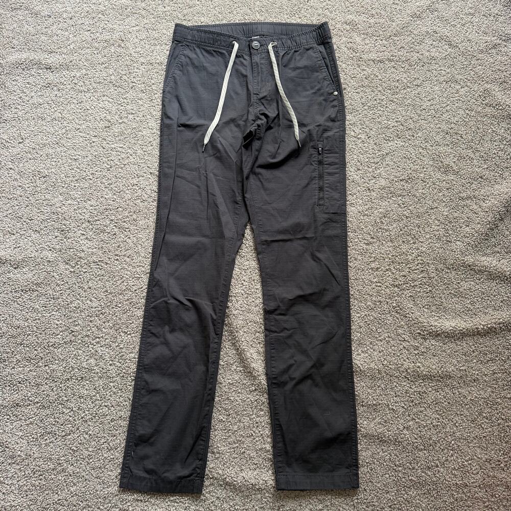 Vuori Men's Ripstop Climber Charcoal Gray Pants Size S EUC Hiking Outdoors